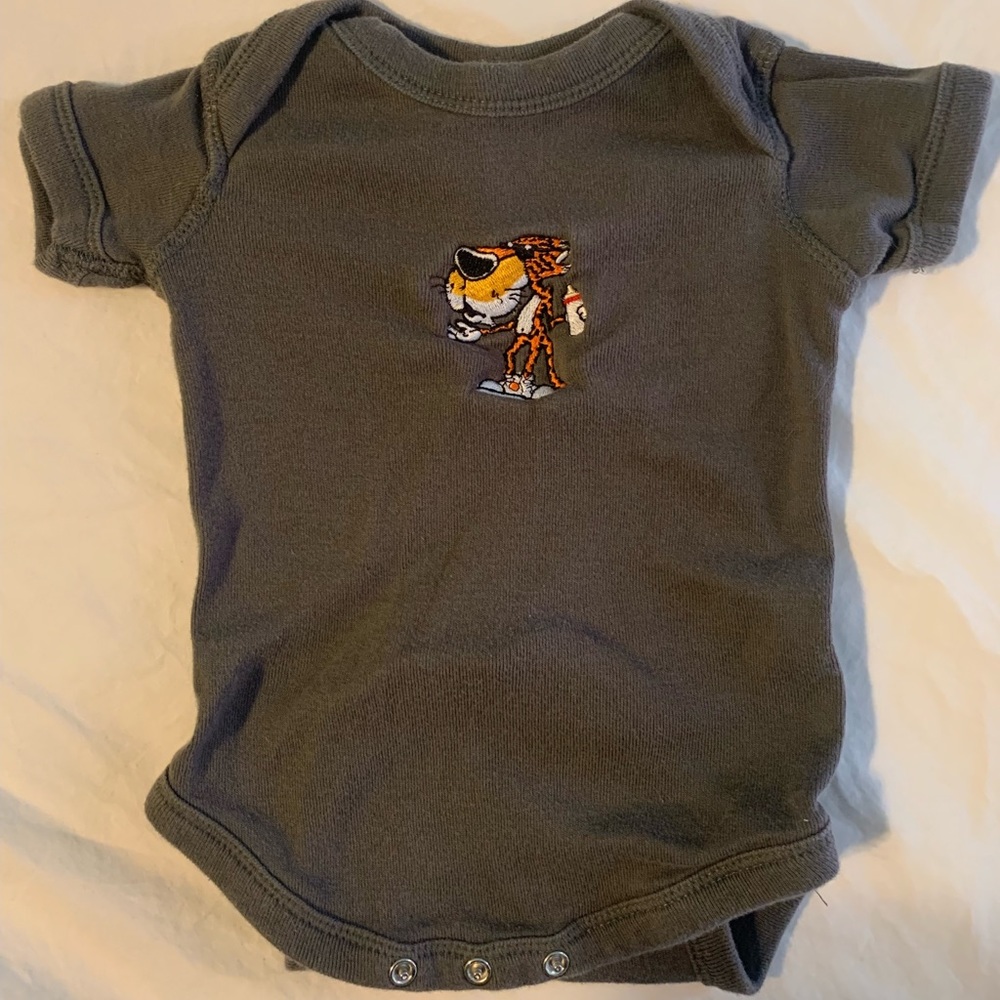 12 month Chester Cheetah Onesie.